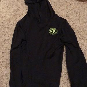 Forever 21 Hooded long sleeve bodysuit